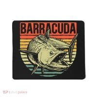 Great Barracuda Cuda Fishing Wildlife Saltwater Fish Art Mousepad thumb 0