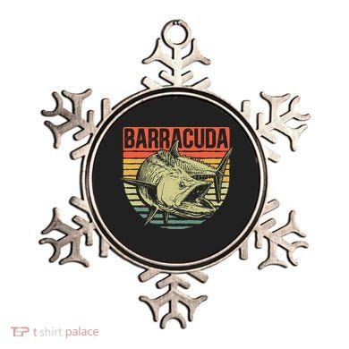 Great Barracuda Cuda Fishing Wildlife Saltwater Fish Art Ornament