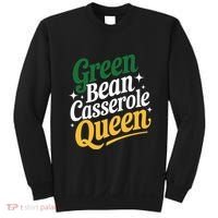 Green Bean Casserole Queen Funny Kitchen Queen Thanksgiving Sweatshirt thumb 0