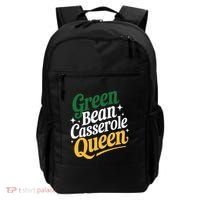 Green Bean Casserole Queen Funny Kitchen Queen Thanksgiving Backpack thumb 0