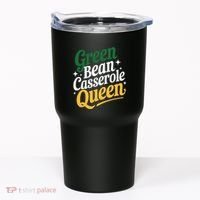 Green Bean Casserole Queen Funny Kitchen Queen Thanksgiving Tumbler thumb 0