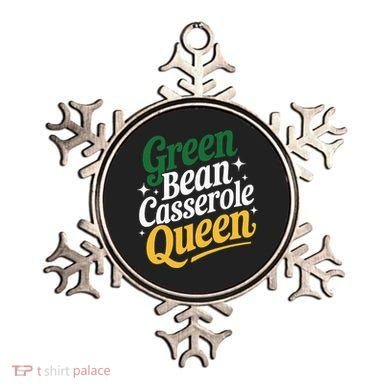 Green Bean Casserole Queen Funny Kitchen Queen Thanksgiving Ornament