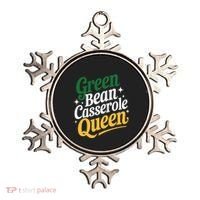 Green Bean Casserole Queen Funny Kitchen Queen Thanksgiving Ornament thumb 0