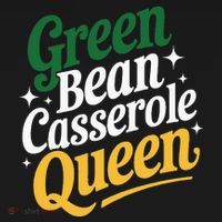 Green Bean Casserole Queen Funny Kitchen Queen Thanksgiving Kids Sweatshirt thumb 2