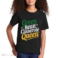 Green Bean Casserole Queen Funny Kitchen Queen Thanksgiving Kids T-Shirt thumb 2