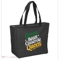 Green Bean Casserole Queen Funny Kitchen Queen Thanksgiving Tote Bag thumb 2