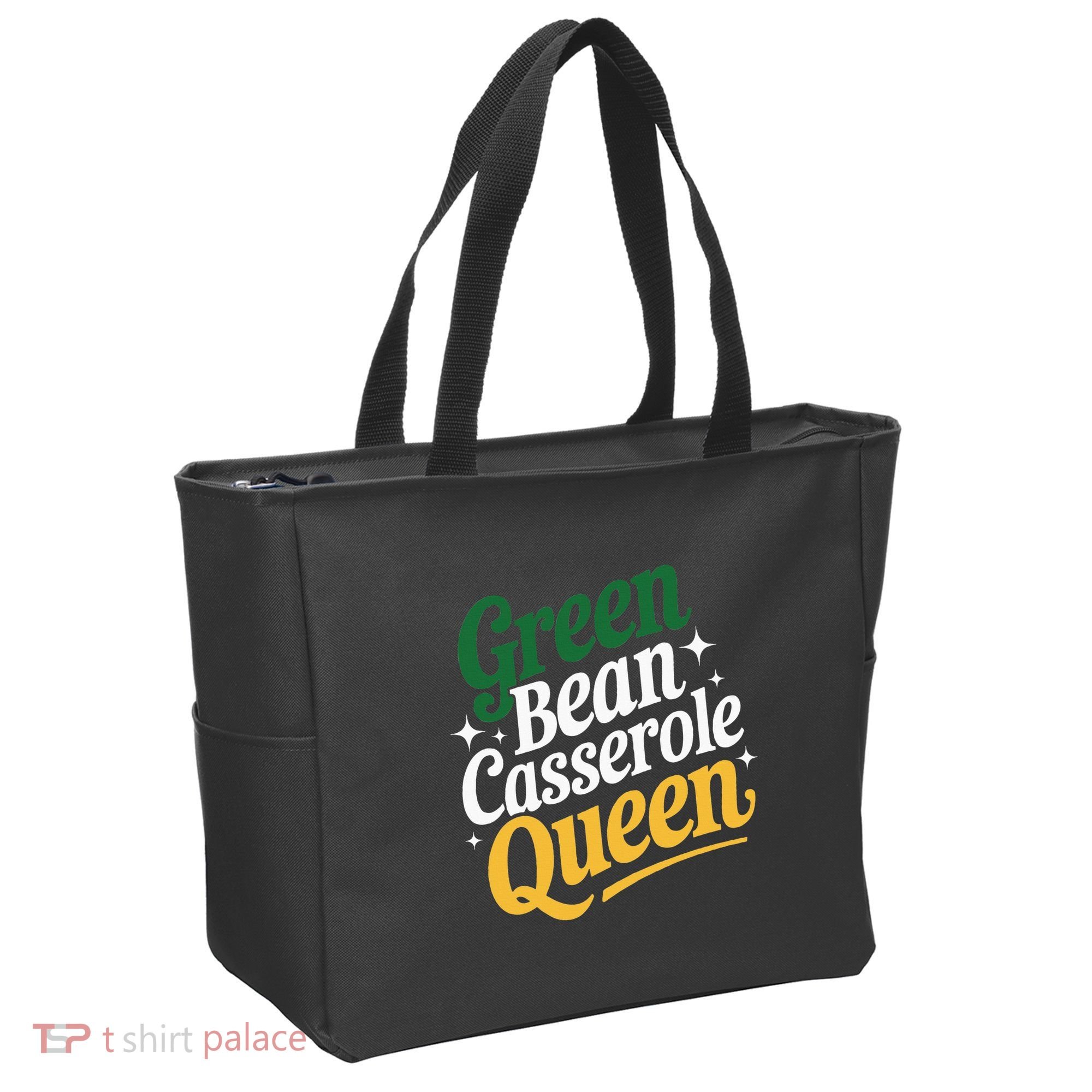 Green Bean Casserole Queen Funny Kitchen Queen Thanksgiving Tote Bag