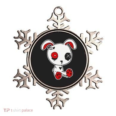 Goth Bunny Doll Lazy Halloween Costume Scary Creepy Gothic Ornament