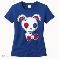 Goth Bunny Doll Lazy Halloween Costume Scary Creepy Gothic Women's T-Shirt thumb 0