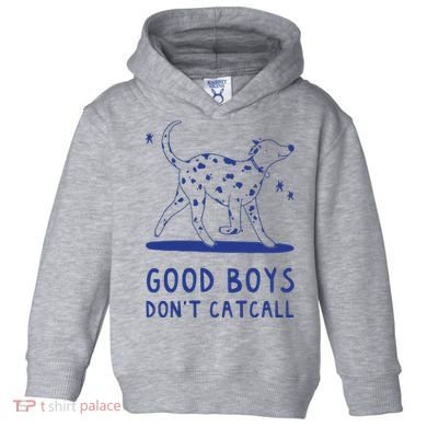 Good Boy Dont Catcall Toddler Hoodie