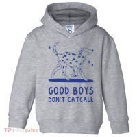 Good Boy Dont Catcall Toddler Hoodie thumb 0