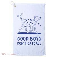 Good Boy Dont Catcall Golf Towel thumb 0