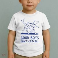 Good Boy Dont Catcall Toddler T-Shirt thumb 2