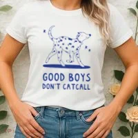 Good Boy Dont Catcall Women's T-Shirt thumb 2