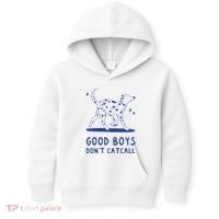 Good Boy Dont Catcall Kids Hoodie thumb 0