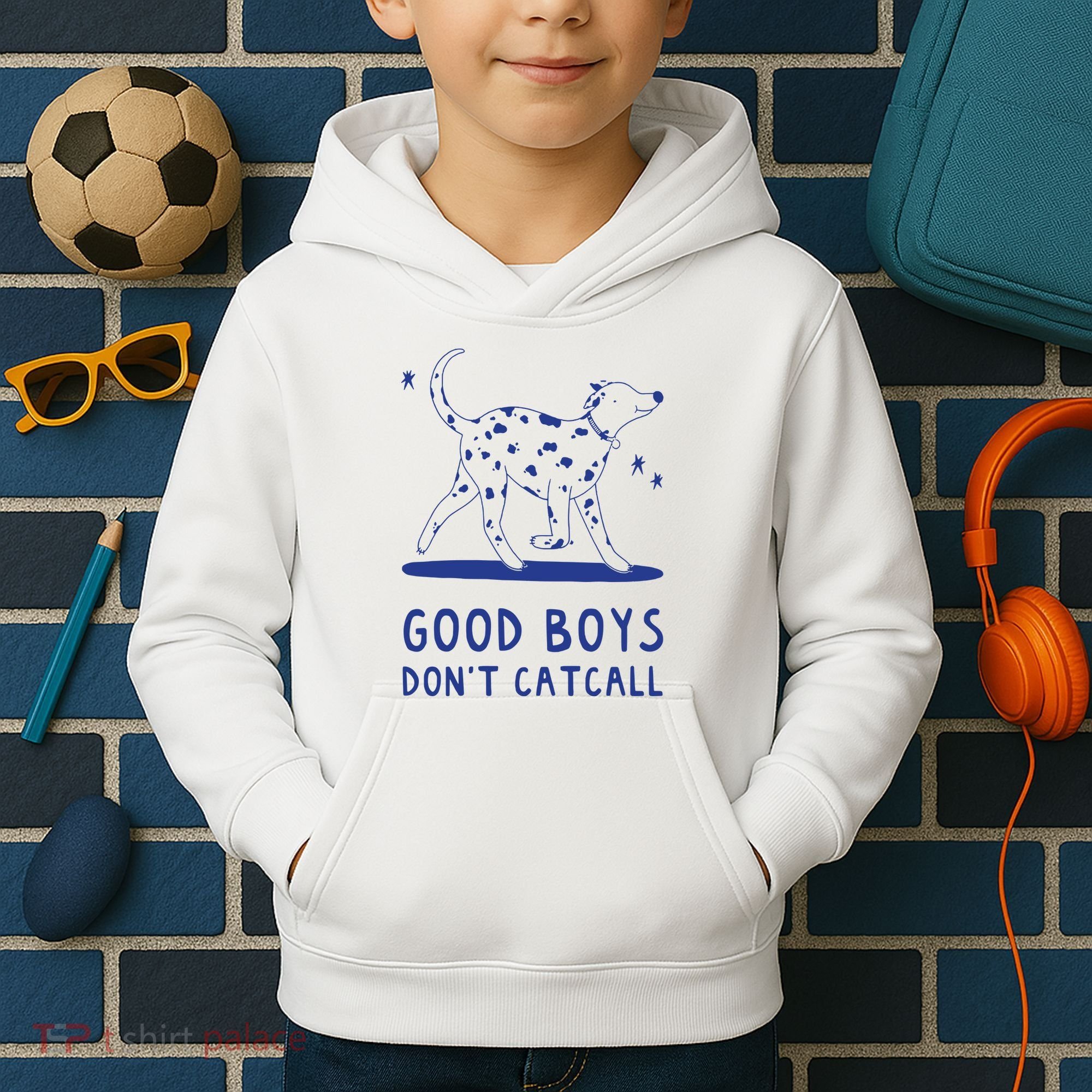 Good Boy Dont Catcall Kids Hoodie