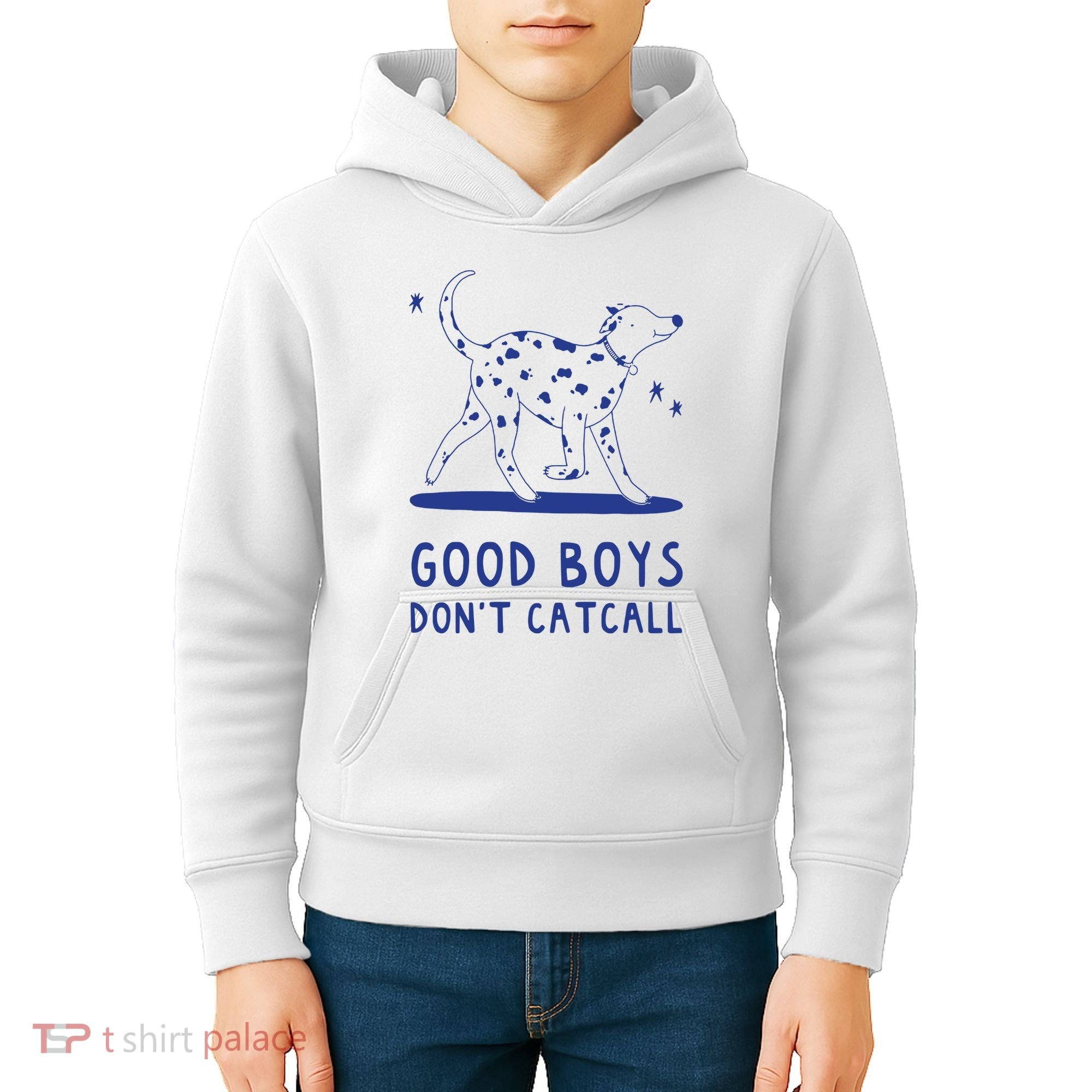 Good Boy Dont Catcall Kids Hoodie