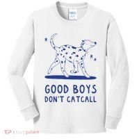 Good Boy Dont Catcall Kids Long Sleeve Shirt thumb 0