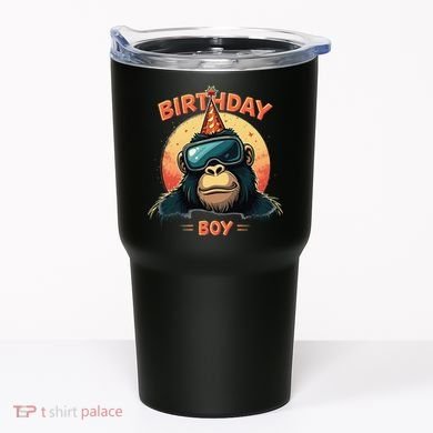 Gorilla Birthday Decorations Monkey Tag VR Gamer for Tumbler