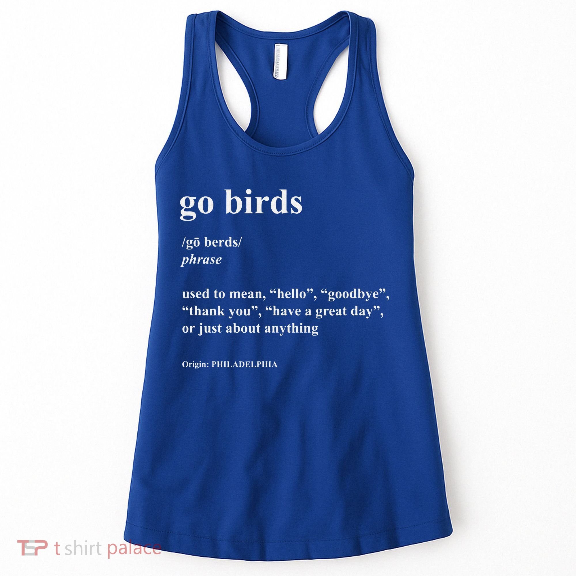 Go Birds Definition Philadelphia Football Women's Tank Top