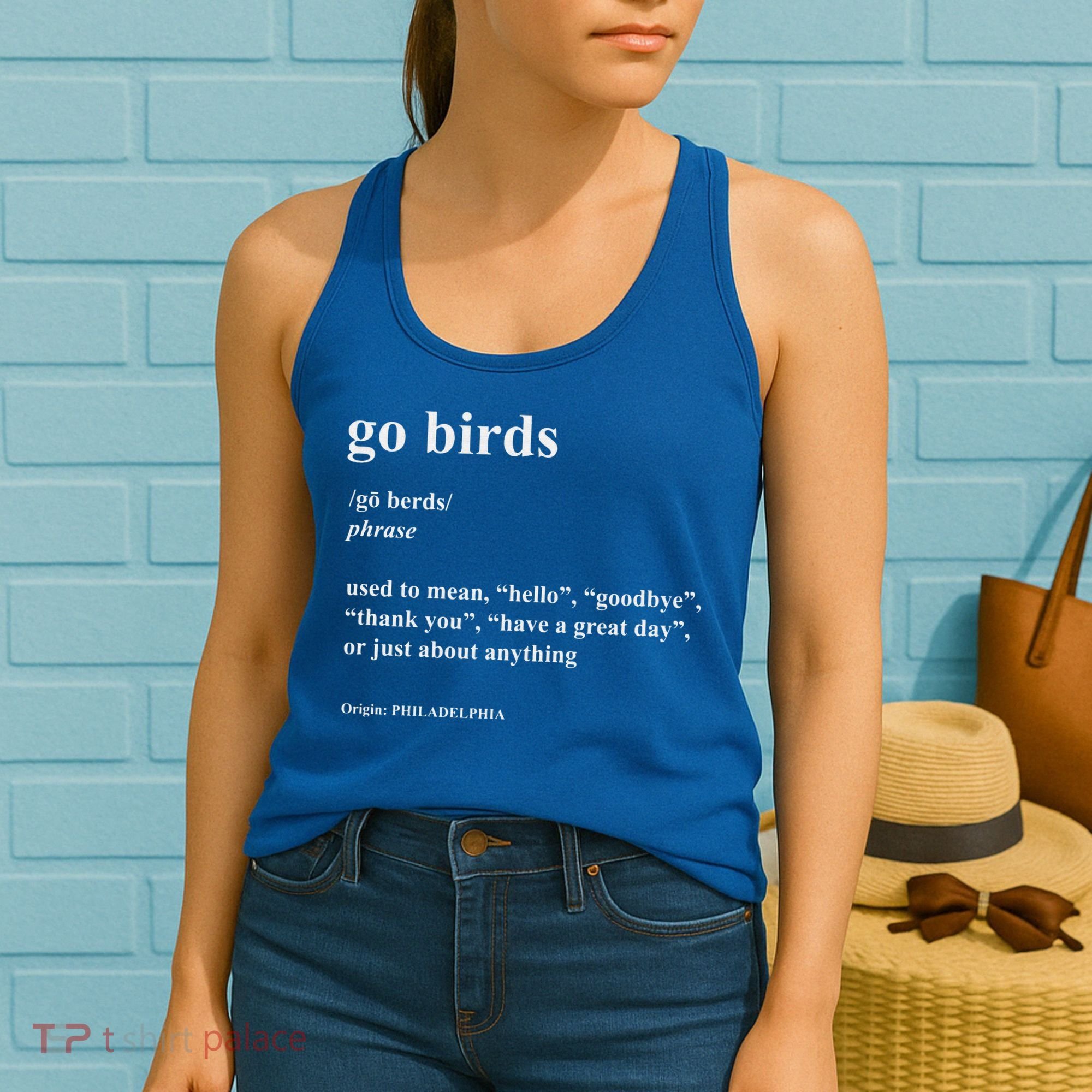 Go Birds Definition Philadelphia Football Women's Tank Top