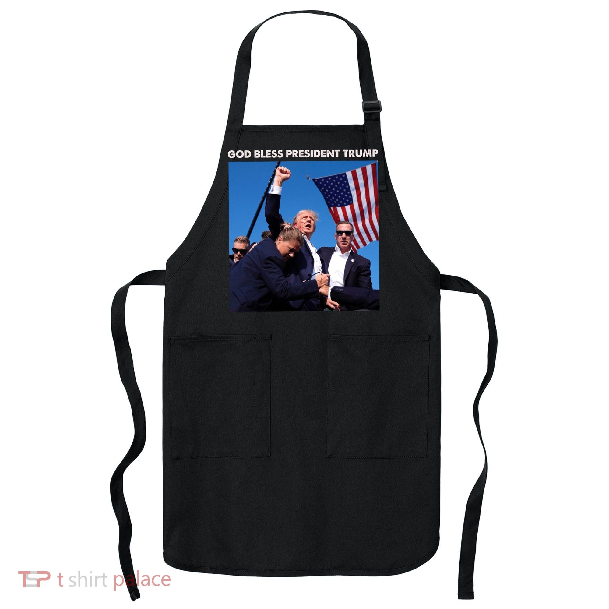 God Bless Donald Trump Survived Shot At Election Rally Apron