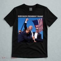 God Bless Donald Trump Survived Shot At Election Rally T-Shirt thumb 5