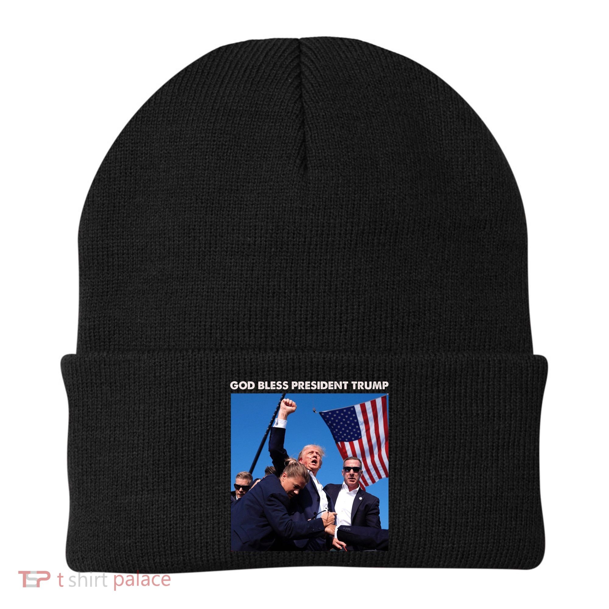 God Bless Donald Trump Survived Shot At Election Rally Beanie