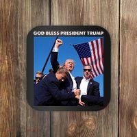 God Bless Donald Trump Survived Shot At Election Rally Coaster thumb 0