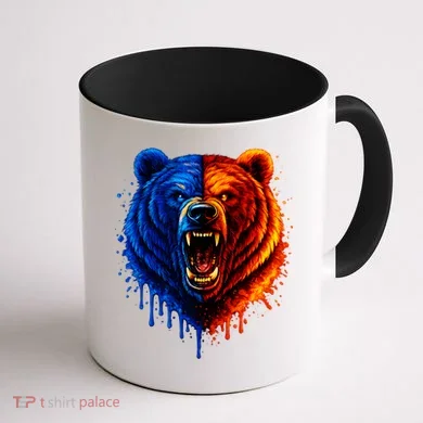 Graphic Bear Drip Bears Coffee Mug back