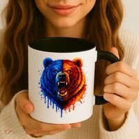 Graphic Bear Drip Bears Coffee Mug thumb 3
