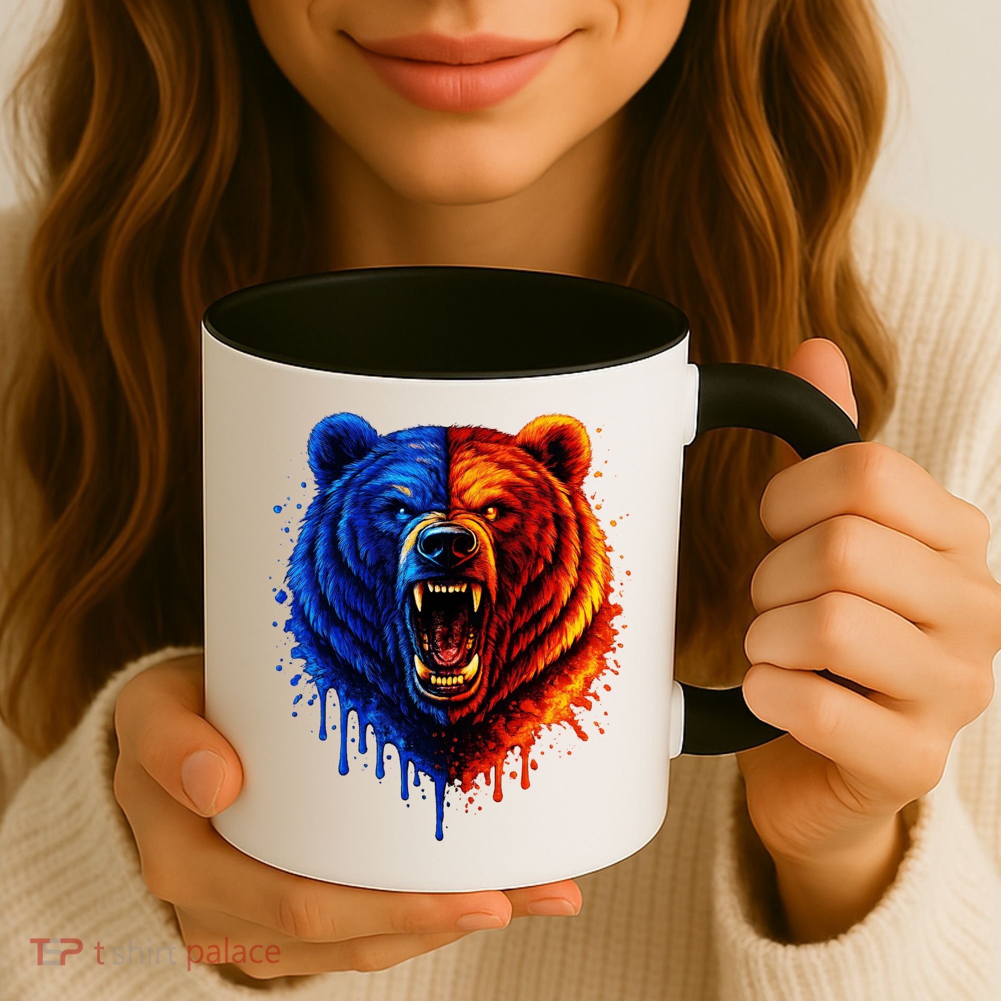 Graphic Bear Drip Bears Coffee Mug
