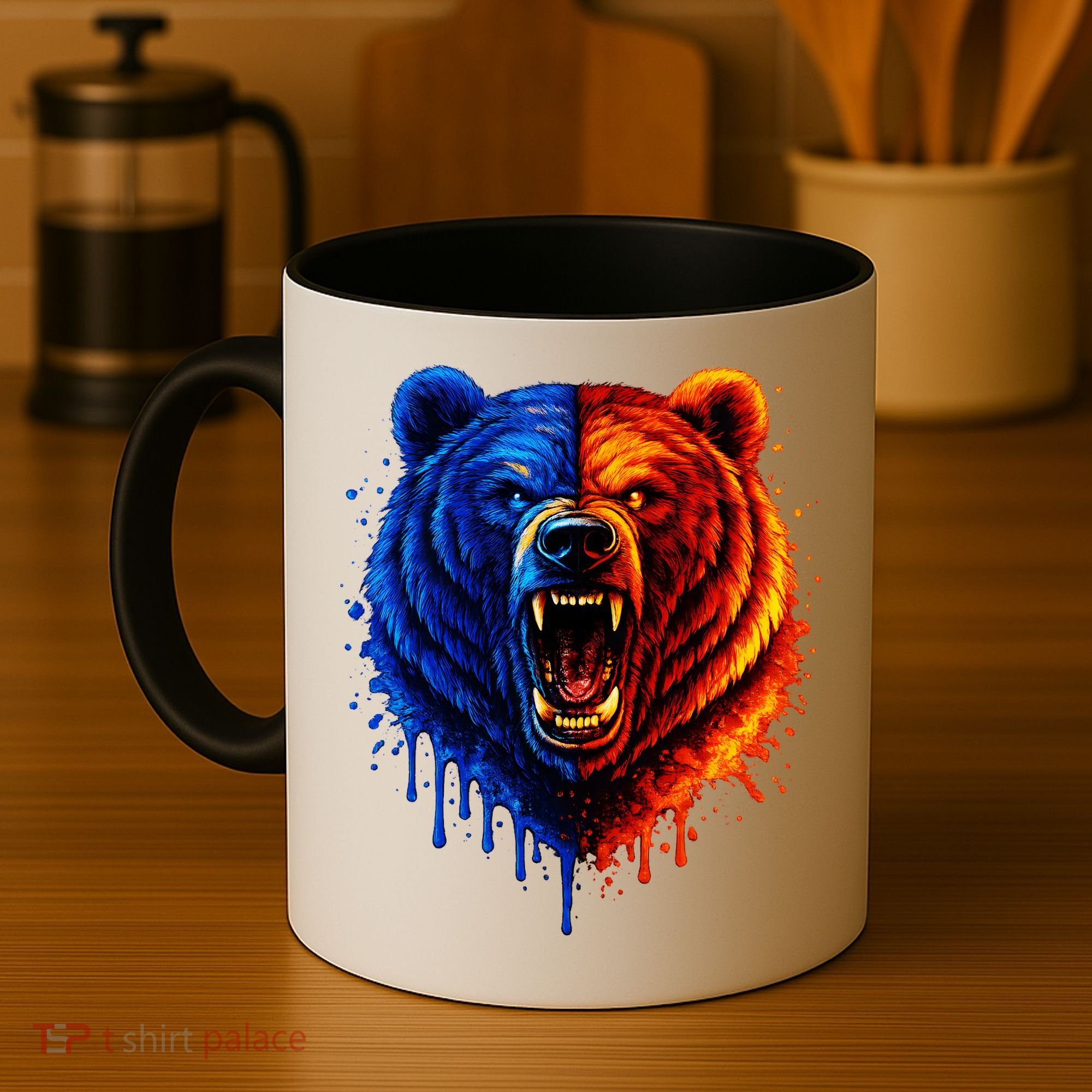 Graphic Bear Drip Bears Coffee Mug