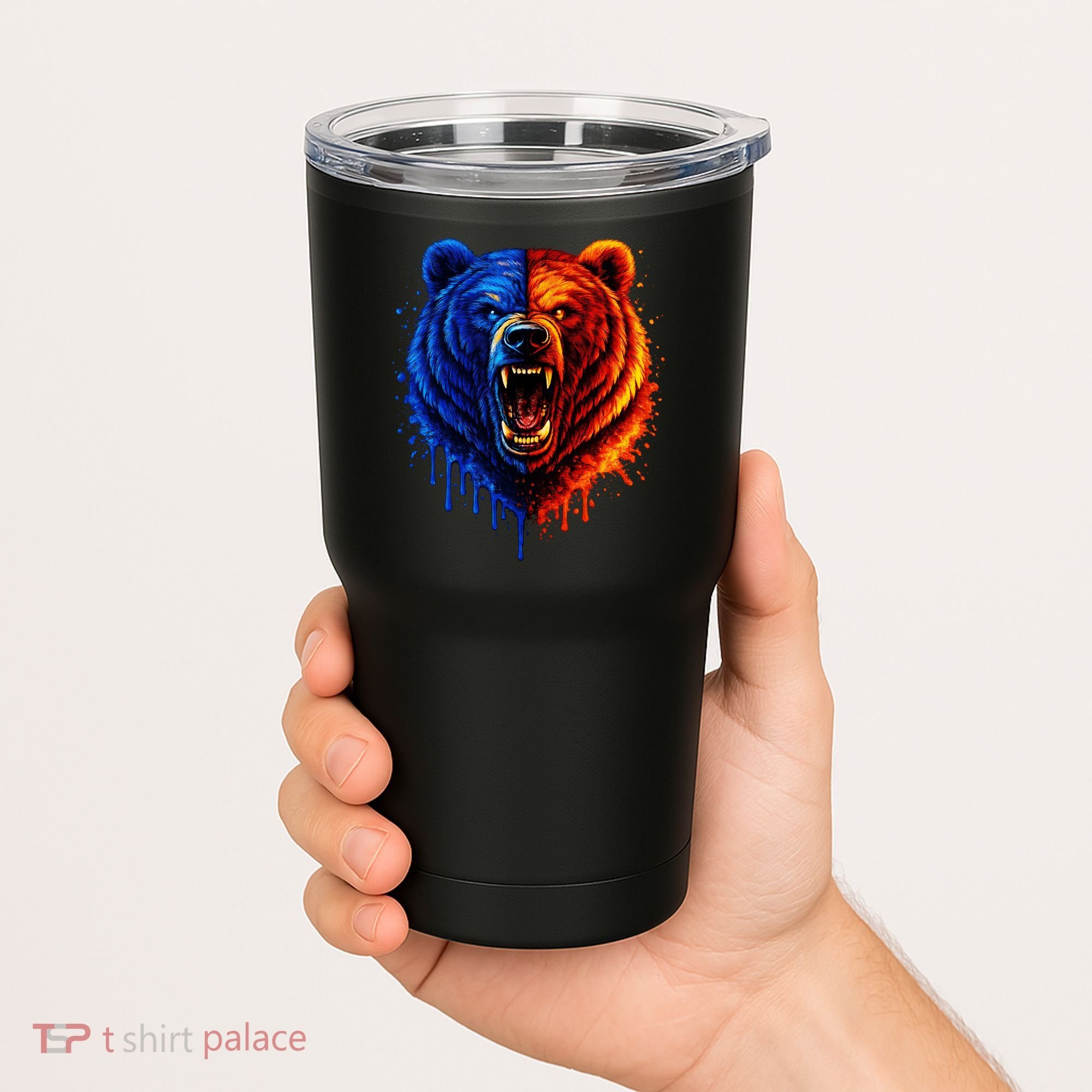 Graphic Bear Drip Bears Tumbler