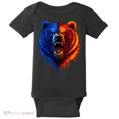 Graphic Bear Drip Bears Baby Bodysuit