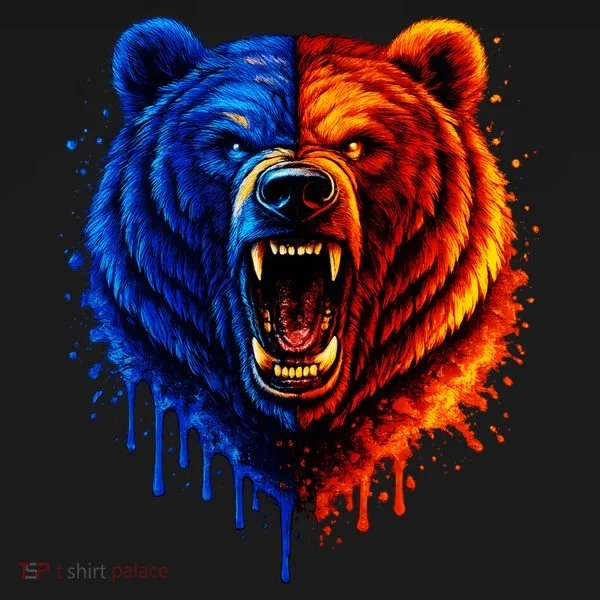 Graphic Bear Drip Bears Tank Top