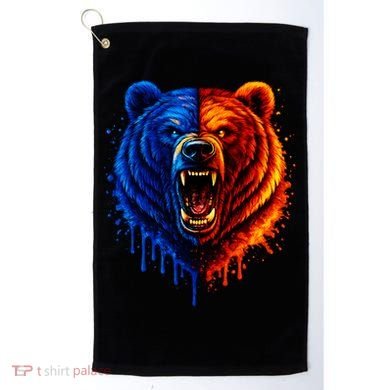 Graphic Bear Drip Bears Golf Towel