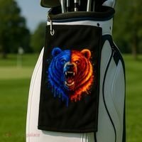 Graphic Bear Drip Bears Golf Towel thumb 2
