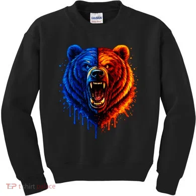Graphic Bear Drip Bears Kids Sweatshirt