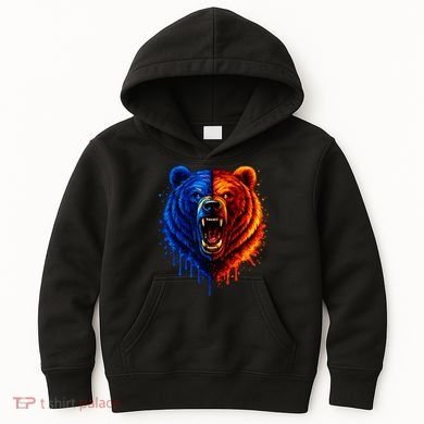 Graphic Bear Drip Bears Kids Hoodie