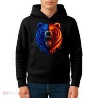 Graphic Bear Drip Bears Kids Hoodie thumb 4