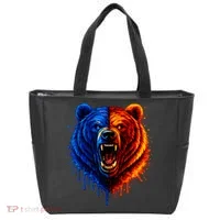 Graphic Bear Drip Bears Tote Bag thumb 0
