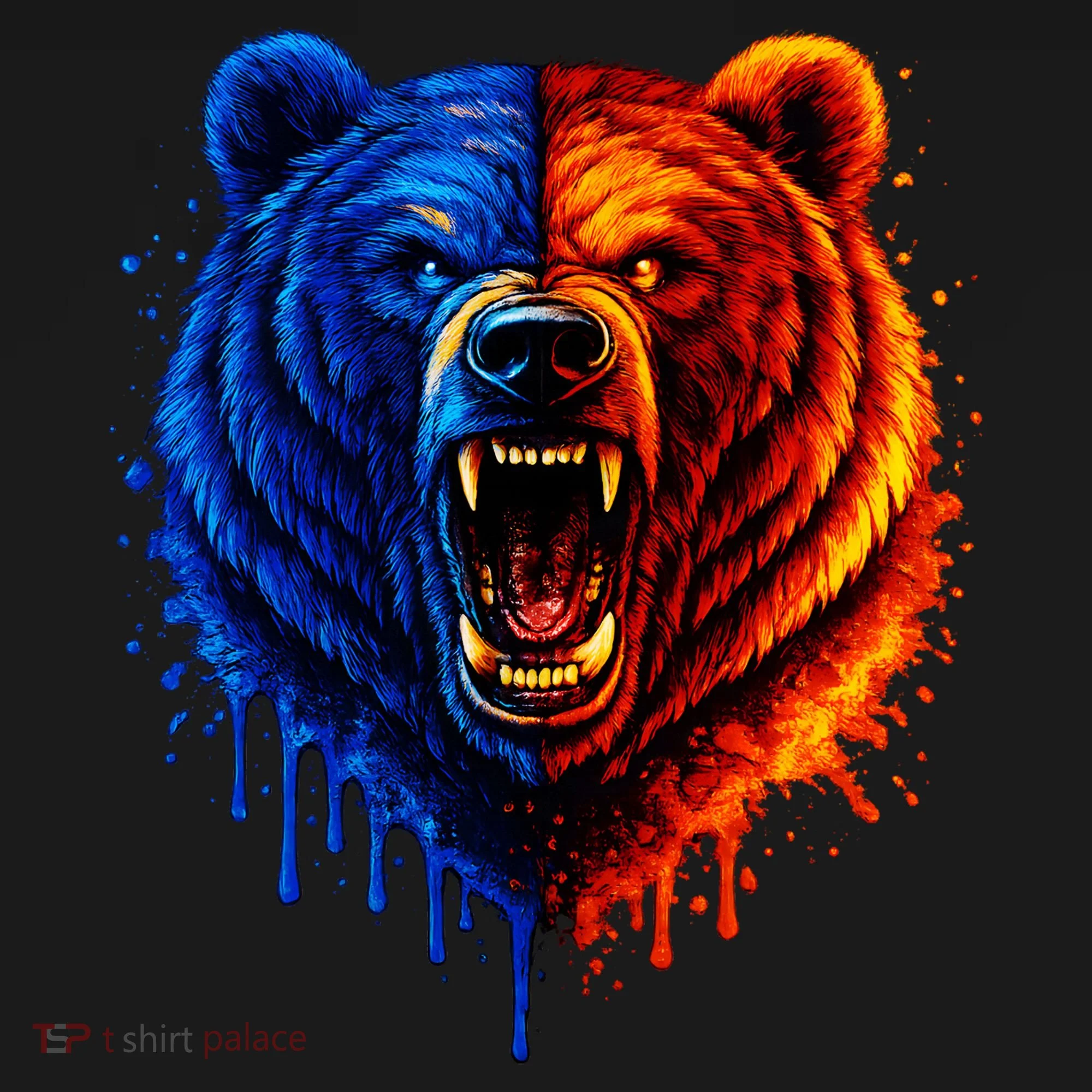 Graphic Bear Drip Bears Tote Bag