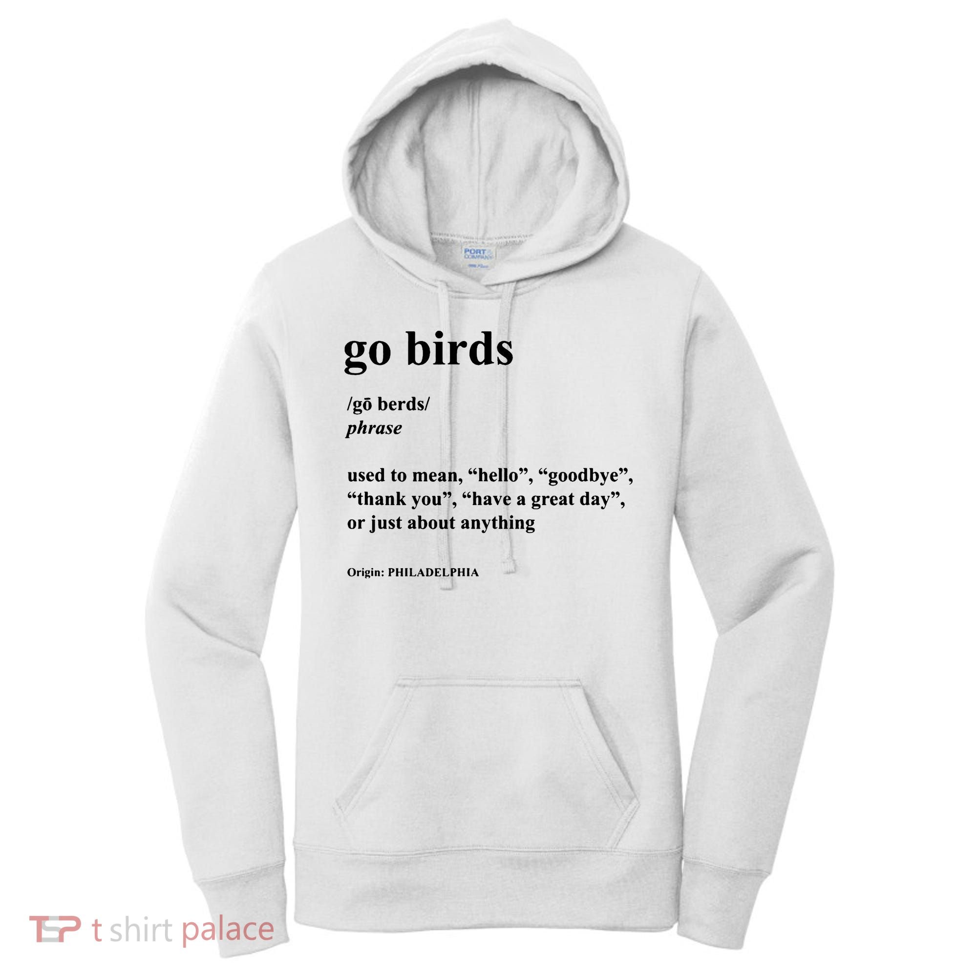 Go Birds Definition Philadelphia Football Women's Hoodie