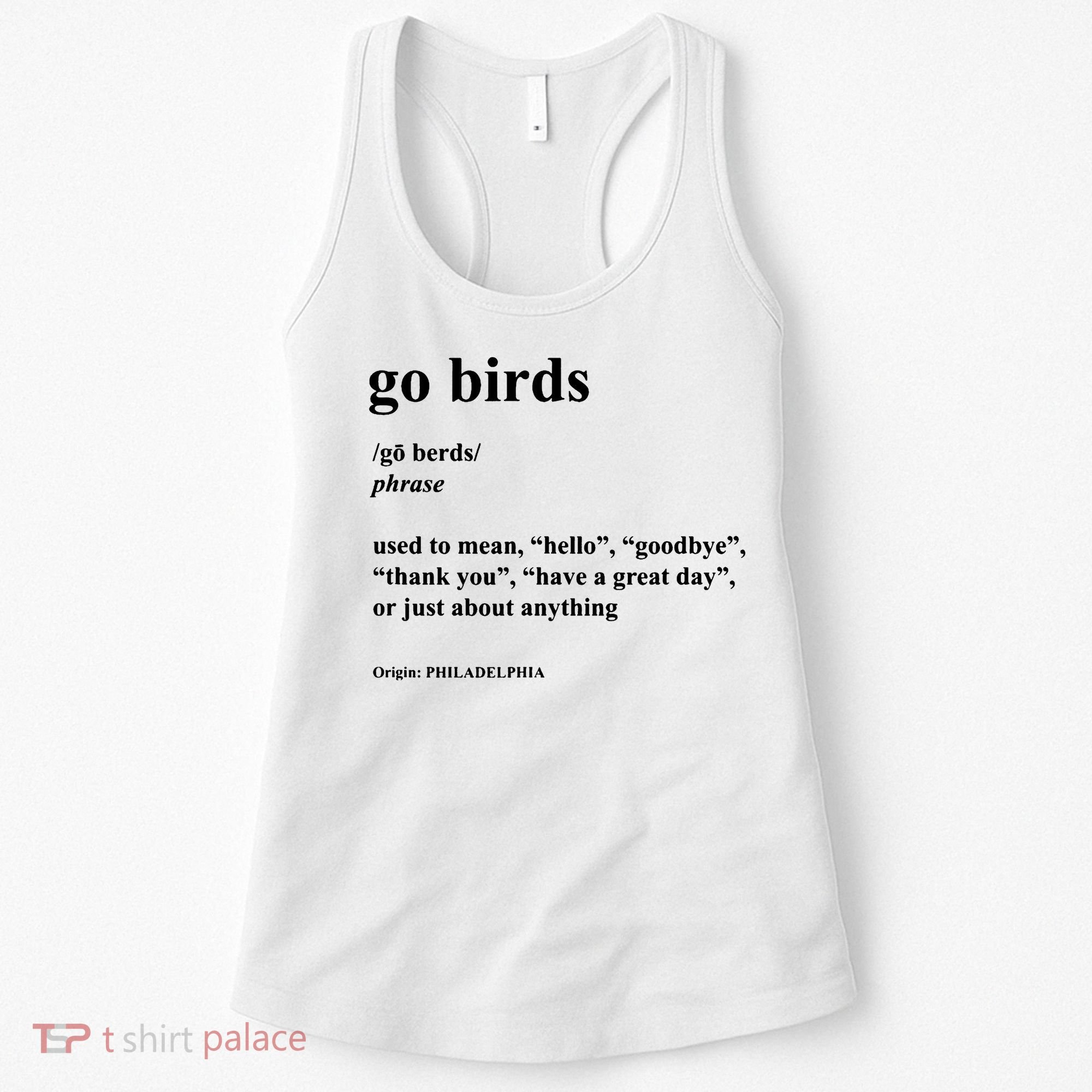 Go Birds Definition Philadelphia Football Women's Tank Top