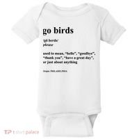 Go Birds Definition Philadelphia Football Baby Bodysuit thumb 0