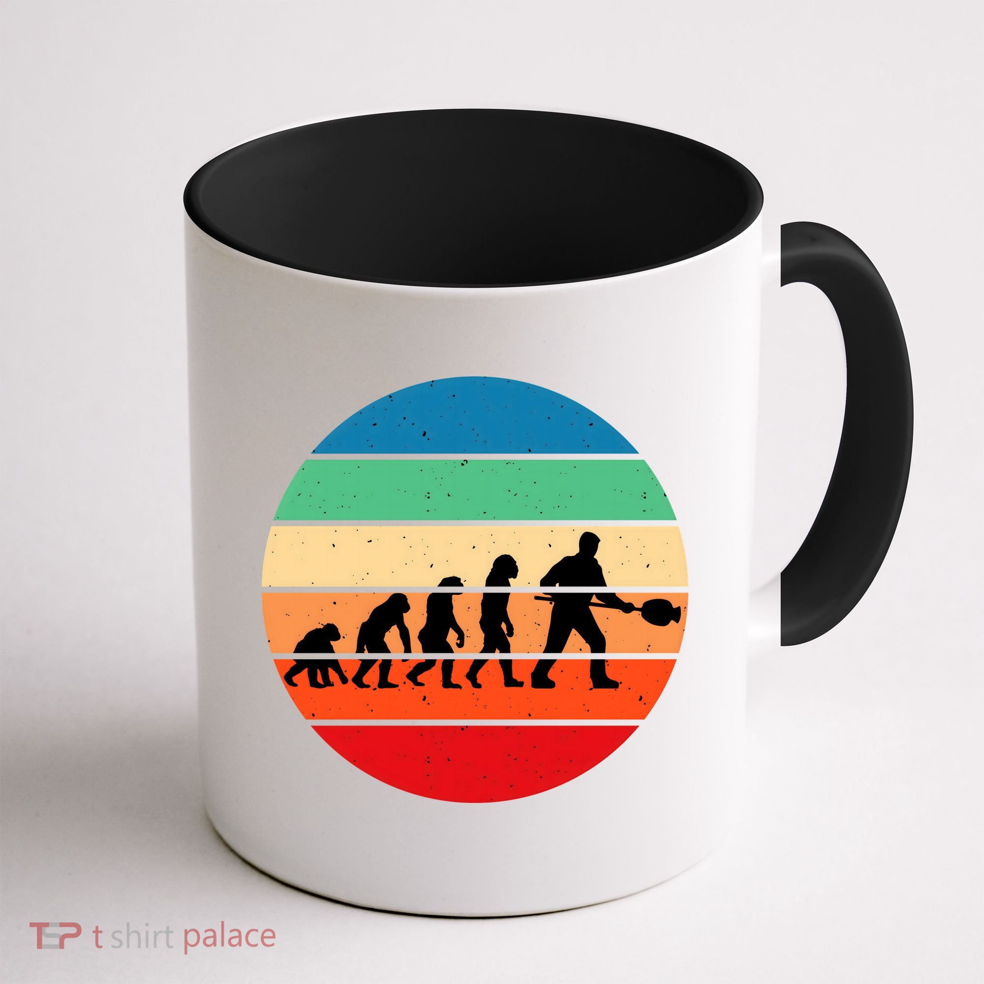 Glass Blowing Evolution Retro Coffee Mug