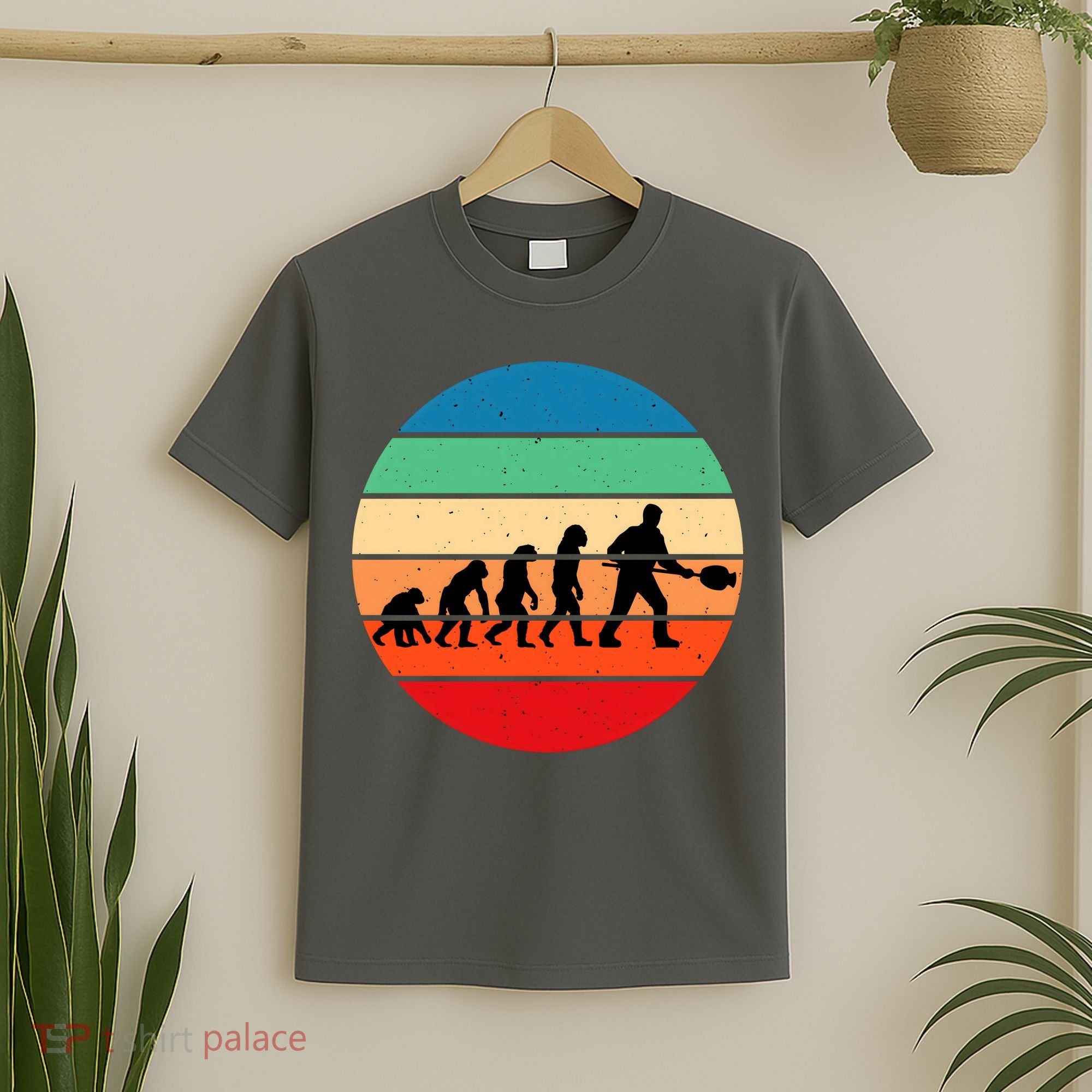 Glass Blowing Evolution Retro T-Shirt