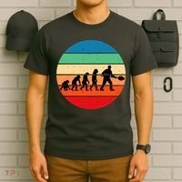 Glass Blowing Evolution Retro T-Shirt thumb 6