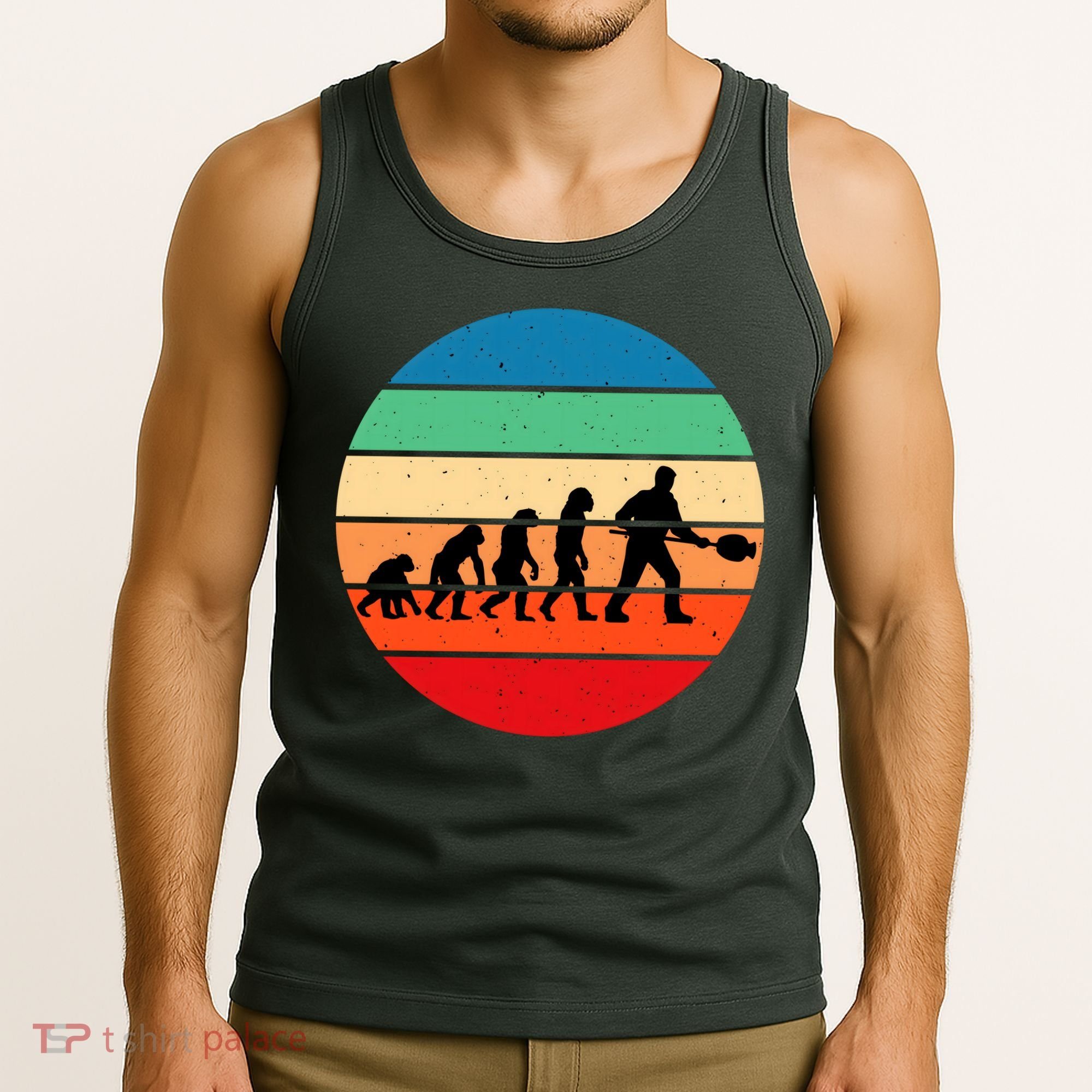 Glass Blowing Evolution Retro Tank Top